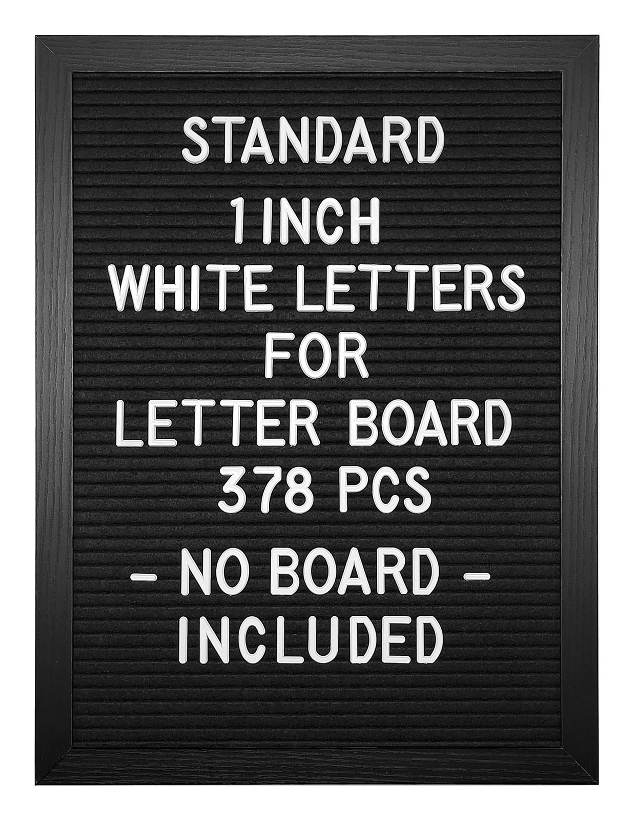 G GAMIT Felt Letter Board Letters Set – Pre-cut 1 Inch, Standard 1 Inch white