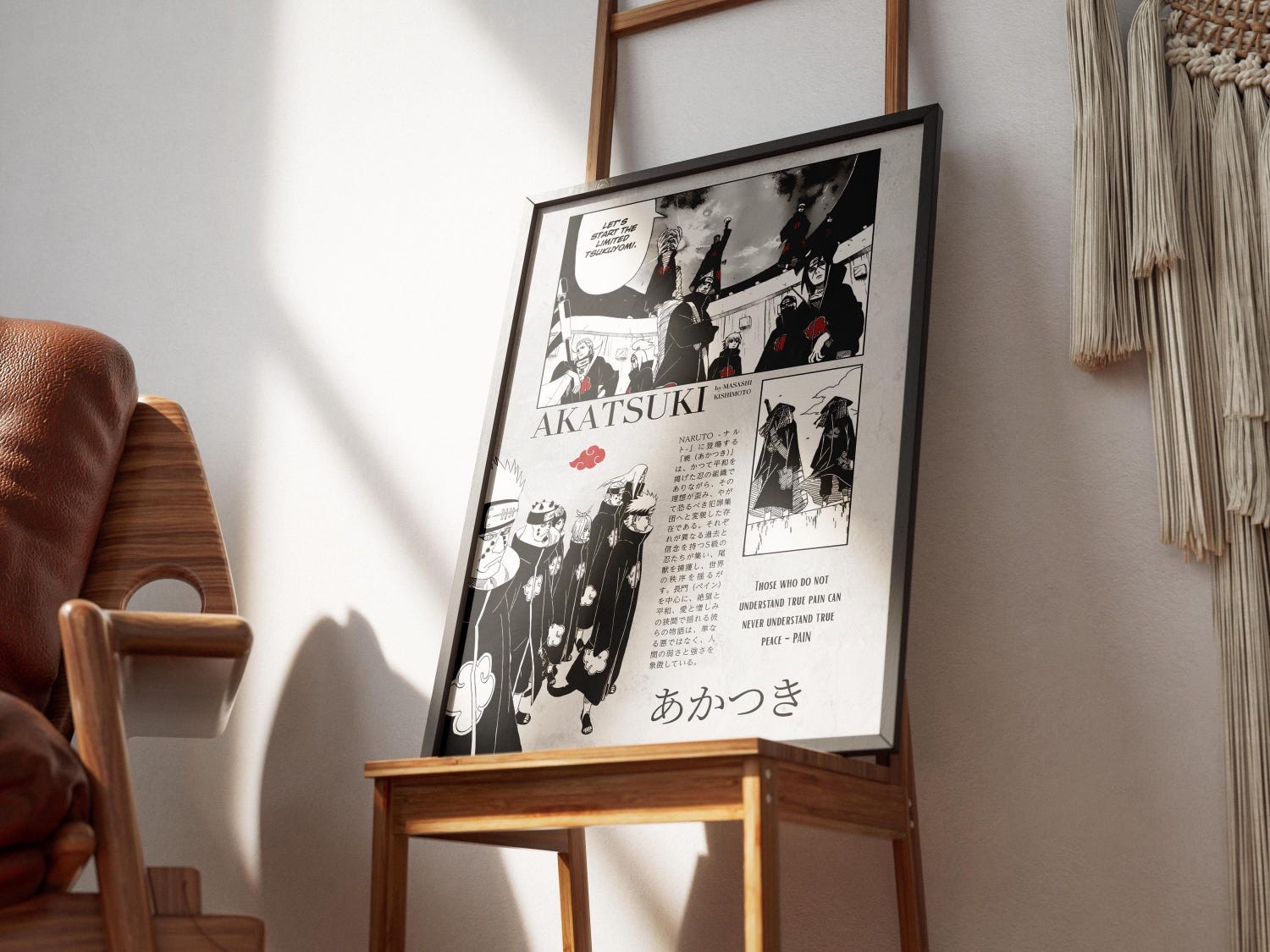 Naruto Akatsuki Poster – Anime Manga Japanese Wall Art