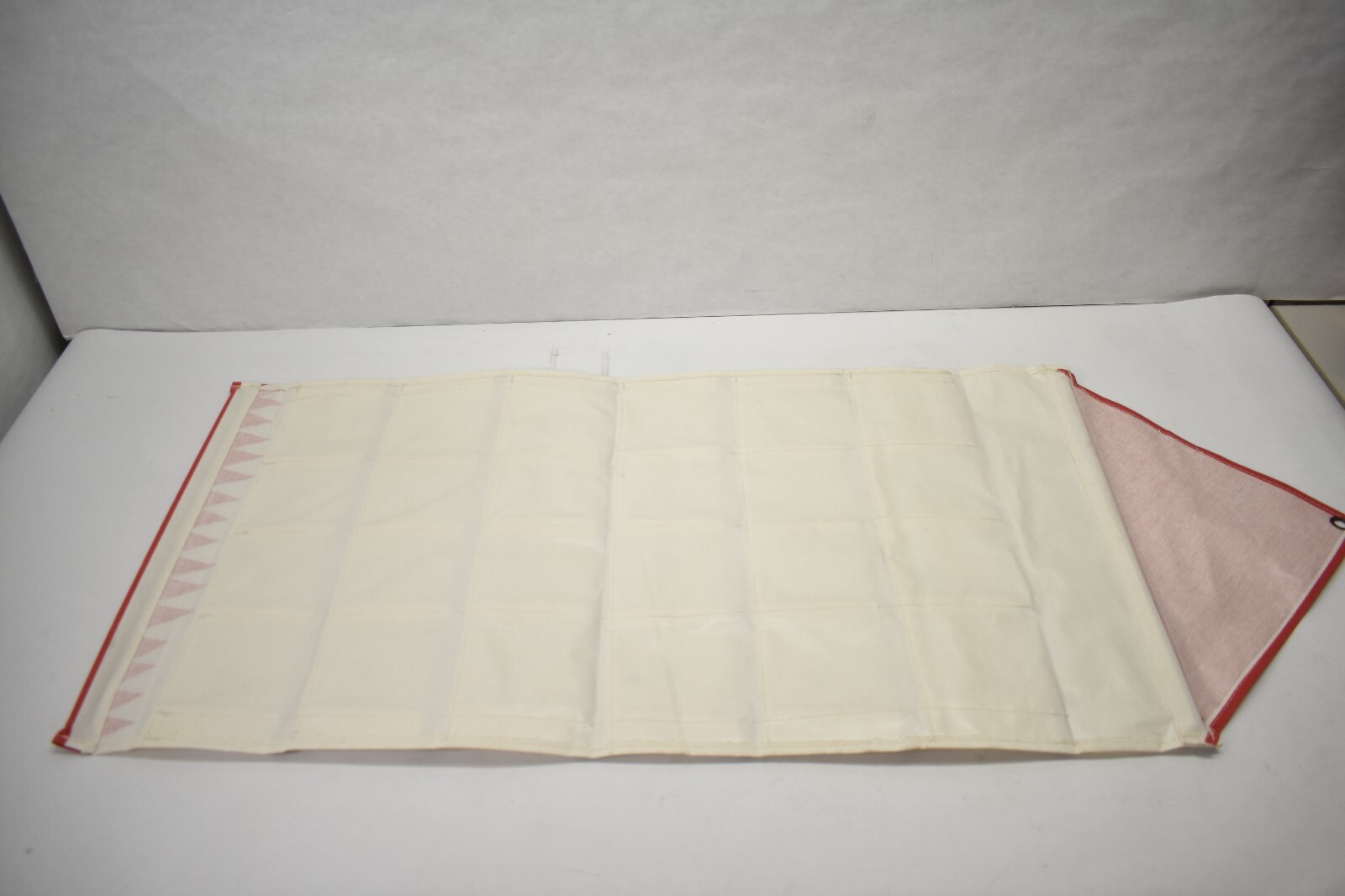 Wall/Door Mounted Calendar Pouches 24 Days Of Christmas Natural Canvas Decor