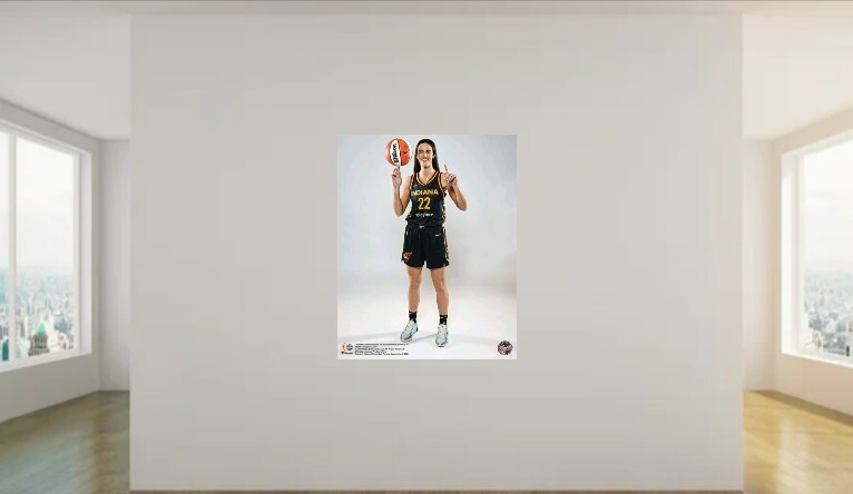 Caityln Clark WNBA Basketball Wall Vinyl Decal Poster Removable Adhesive Backing