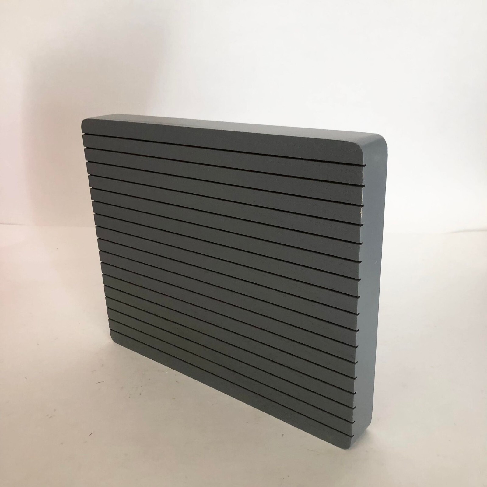 11×9″ Wooden Letter Board, Free Standing, Gray Message Board NO LETTERS INCLUDED