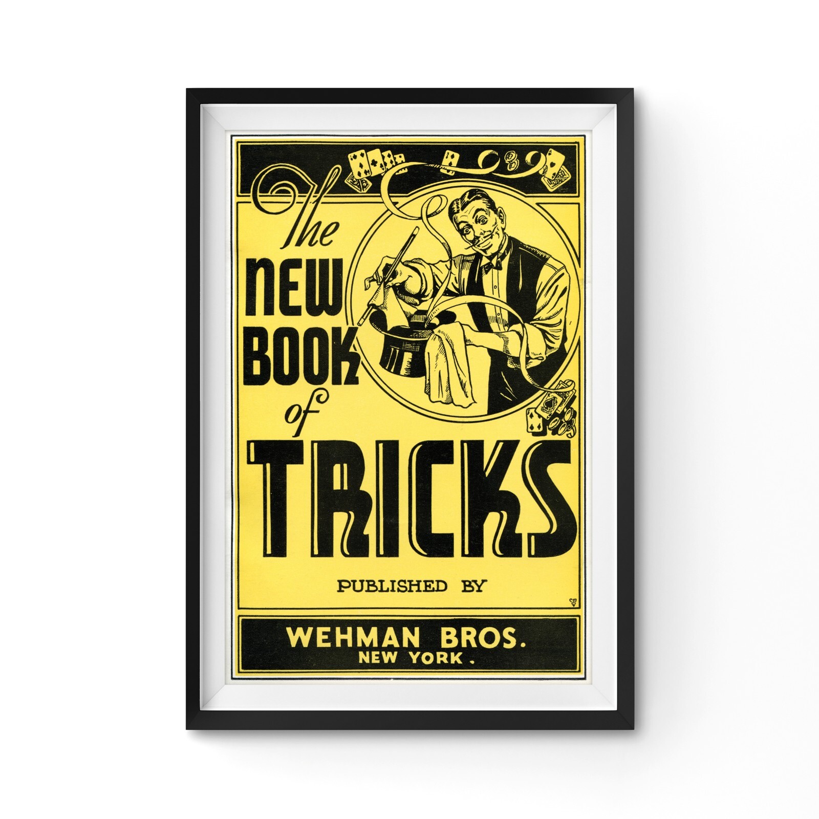 1925 Wehman Magic Tricks POSTER! (up to full-size 24″ x 36″) – Vintage – Antique