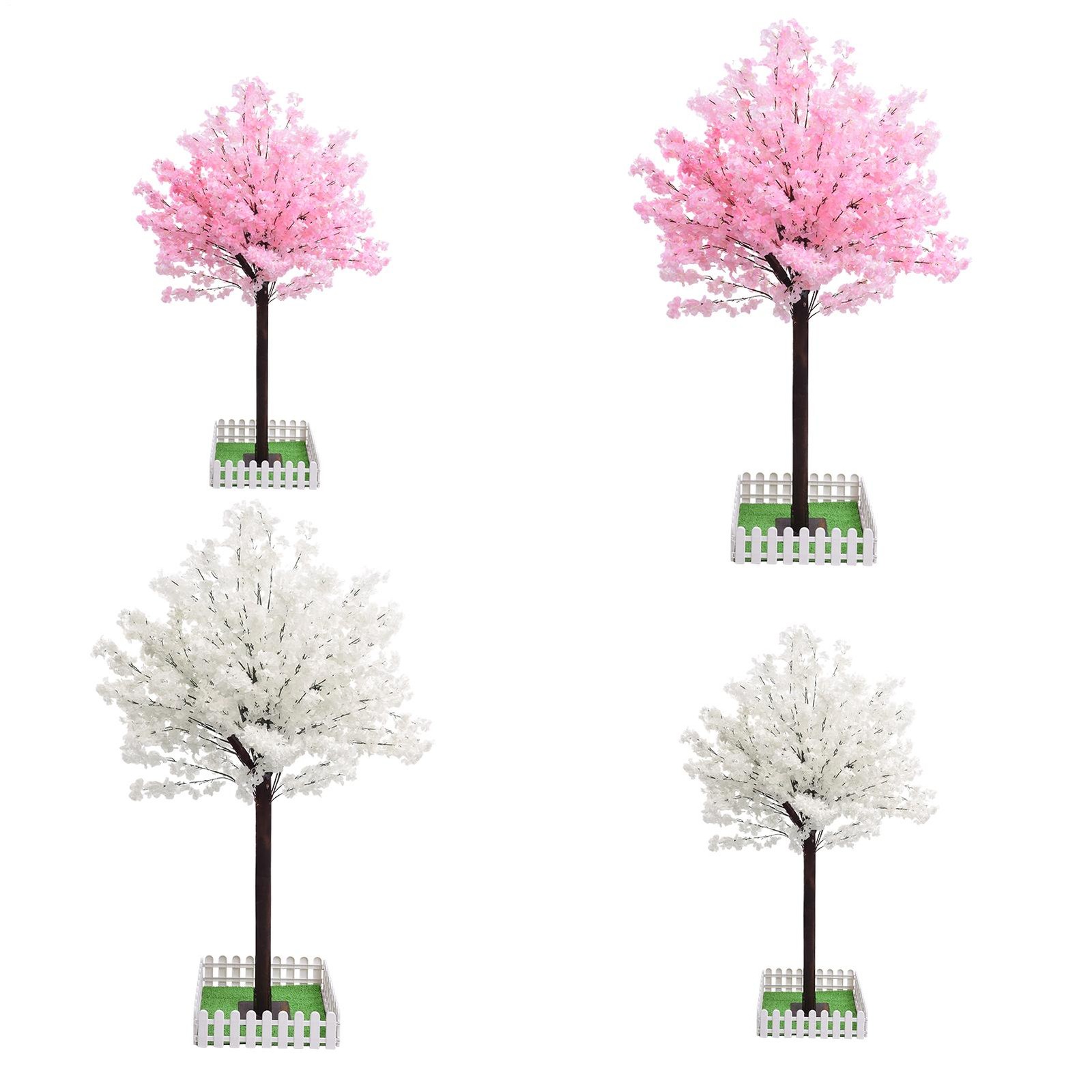 59/70in US STOCK Artificial Cherry Blossom Tree Sakura Tree Decor Cherry Blossom