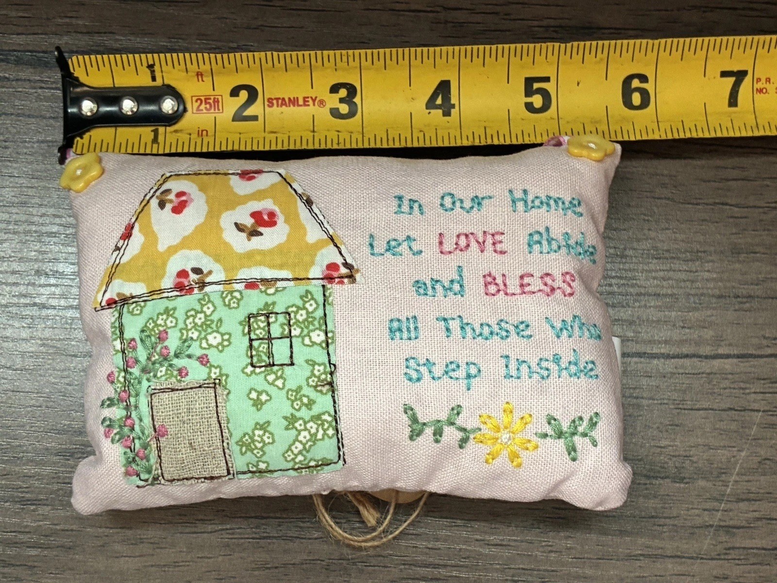Craft Collective Hanging Room Decor House Decor Pillow 3.5×5.5” Cottagecore