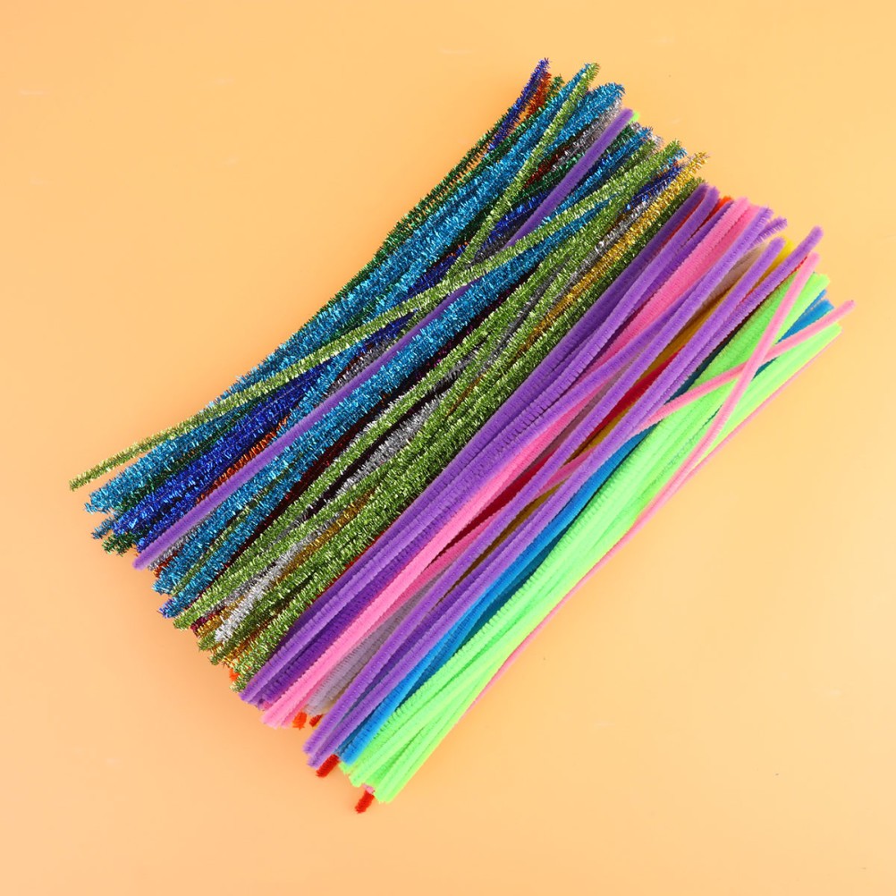 200Pcs Assorted Color Foldable Stick Toy Reusable for Kids DIY Crafts