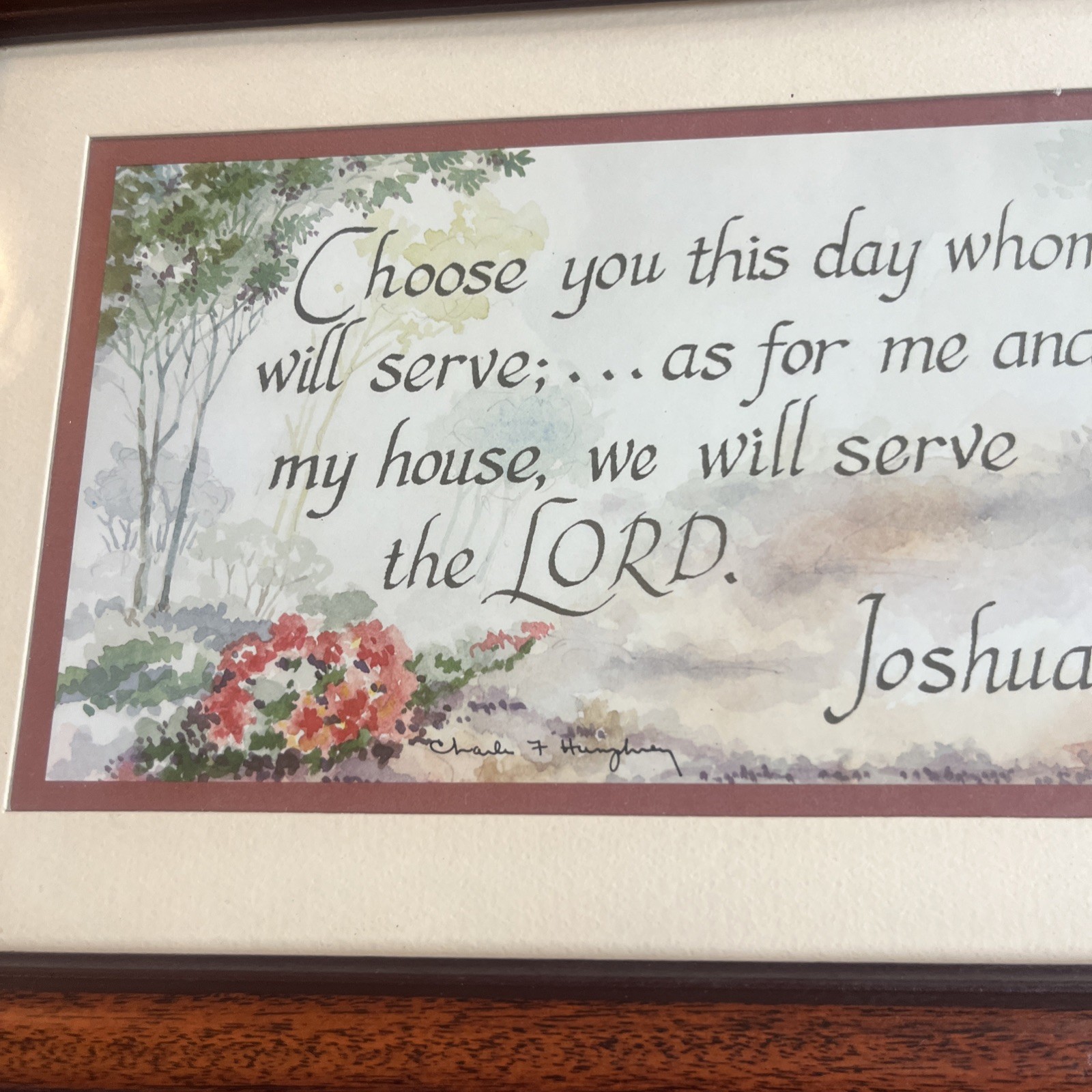 Joshua 24:15 Frames Photo New