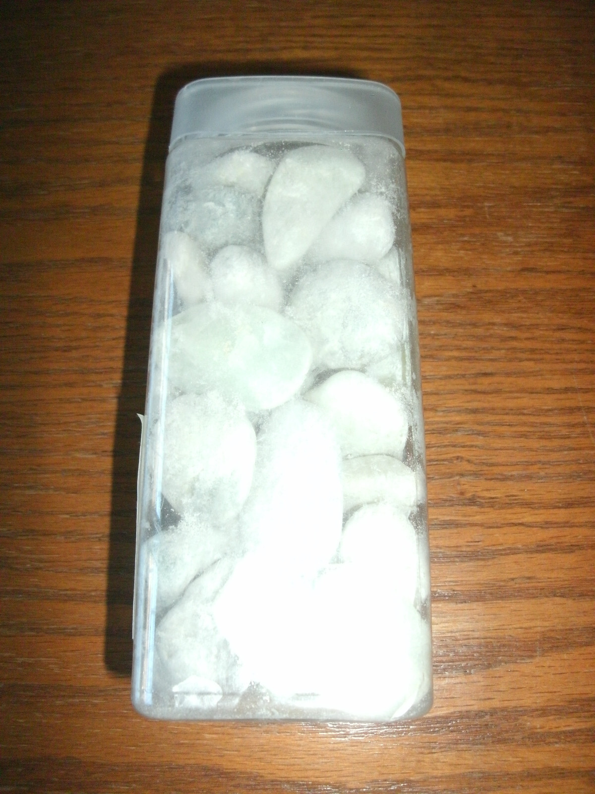 NEW Jade Green Tint Loose Decorative River Rocks Bowl Vase Filler 2 lb 1-2 in.