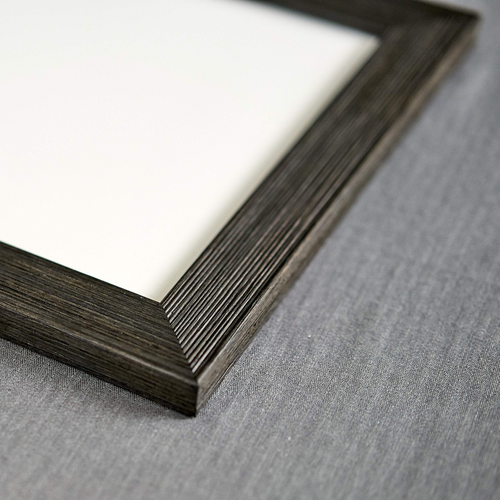 12×8 Wide Barnwood Picture Frame with UV Acrylic, Available in 6 Finishes