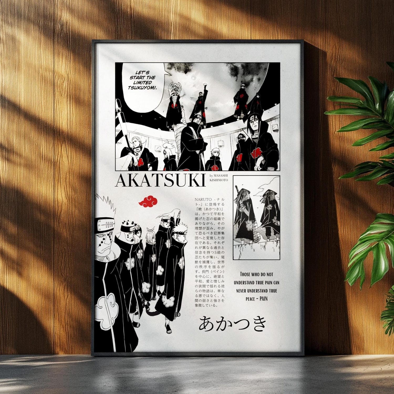 Naruto Akatsuki Poster – Anime Manga Japanese Wall Art