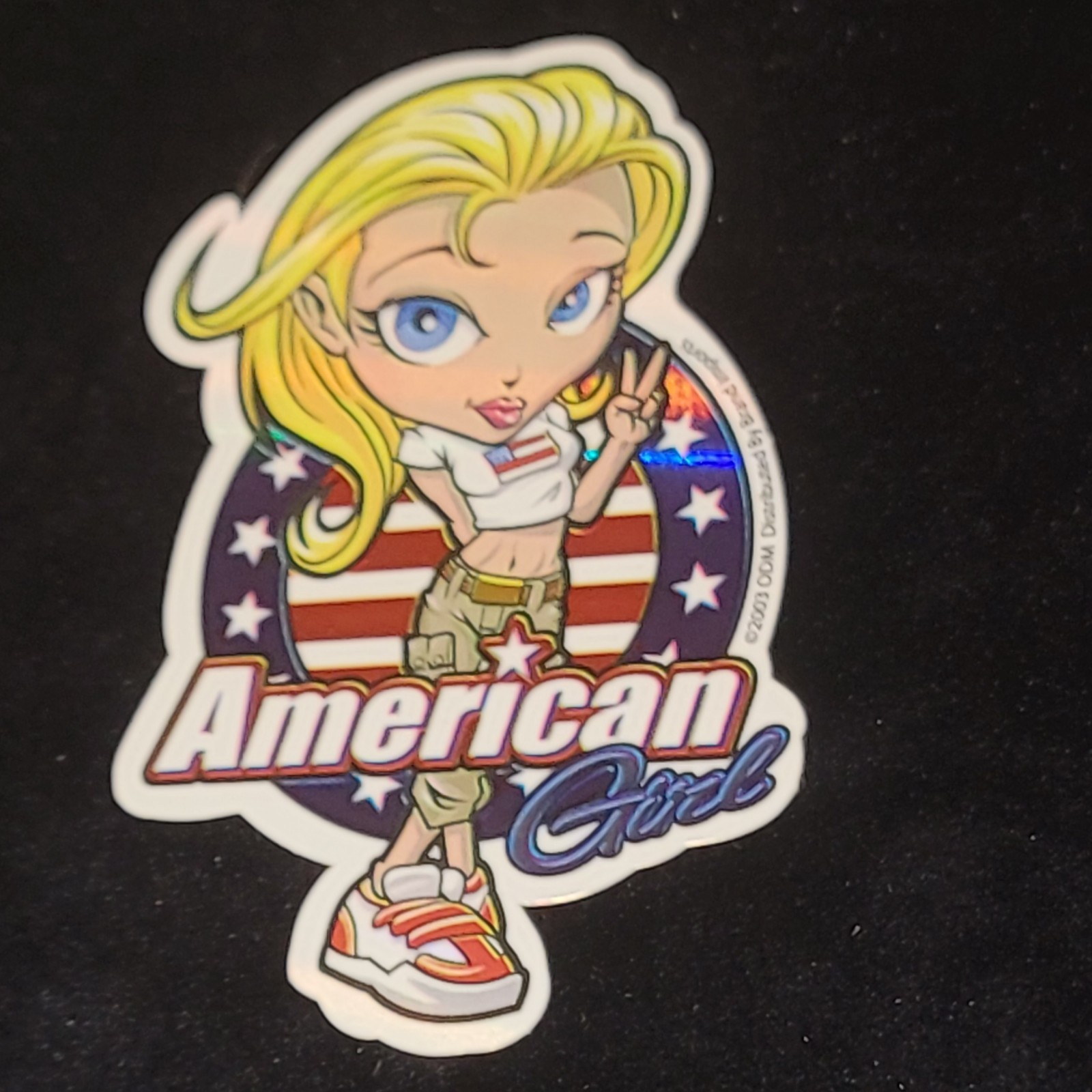 2003 Y2k Girl. ODM Brand Import Collection. vending Machine Sticker