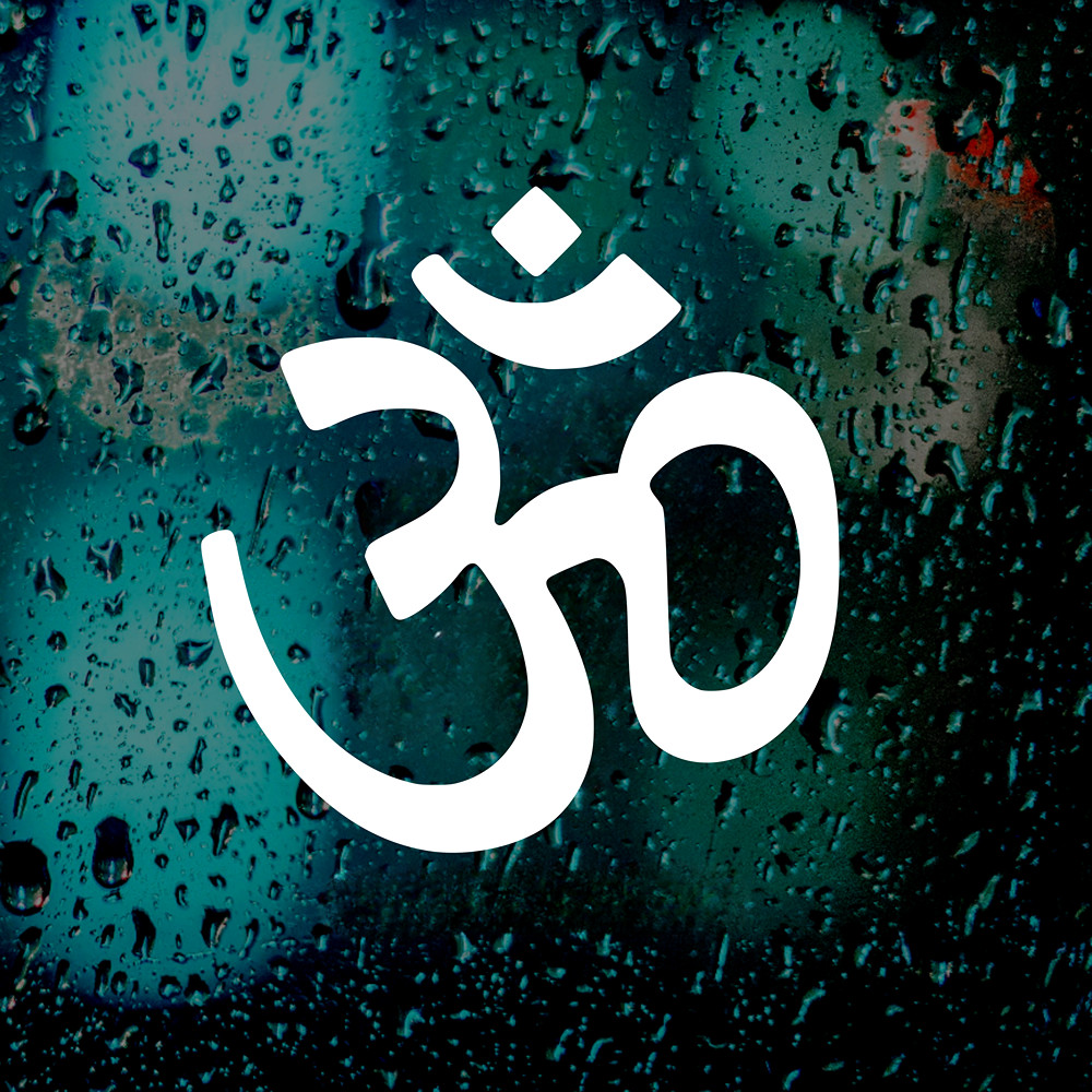 Aum Om Sticker Vinyl Decal – Spiritual Yoga Symbol Hindu Buddha Wall Car Window