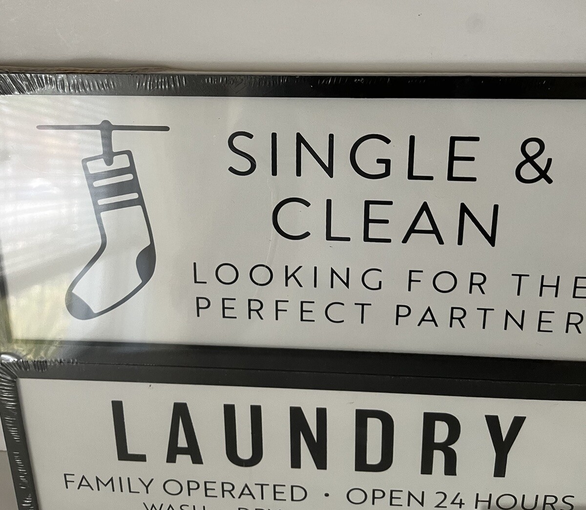 Laundry Room 2 Plastic Signs