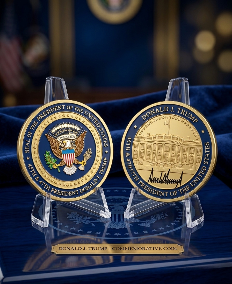 45th President Commemorative Challenge Coin Collectible
