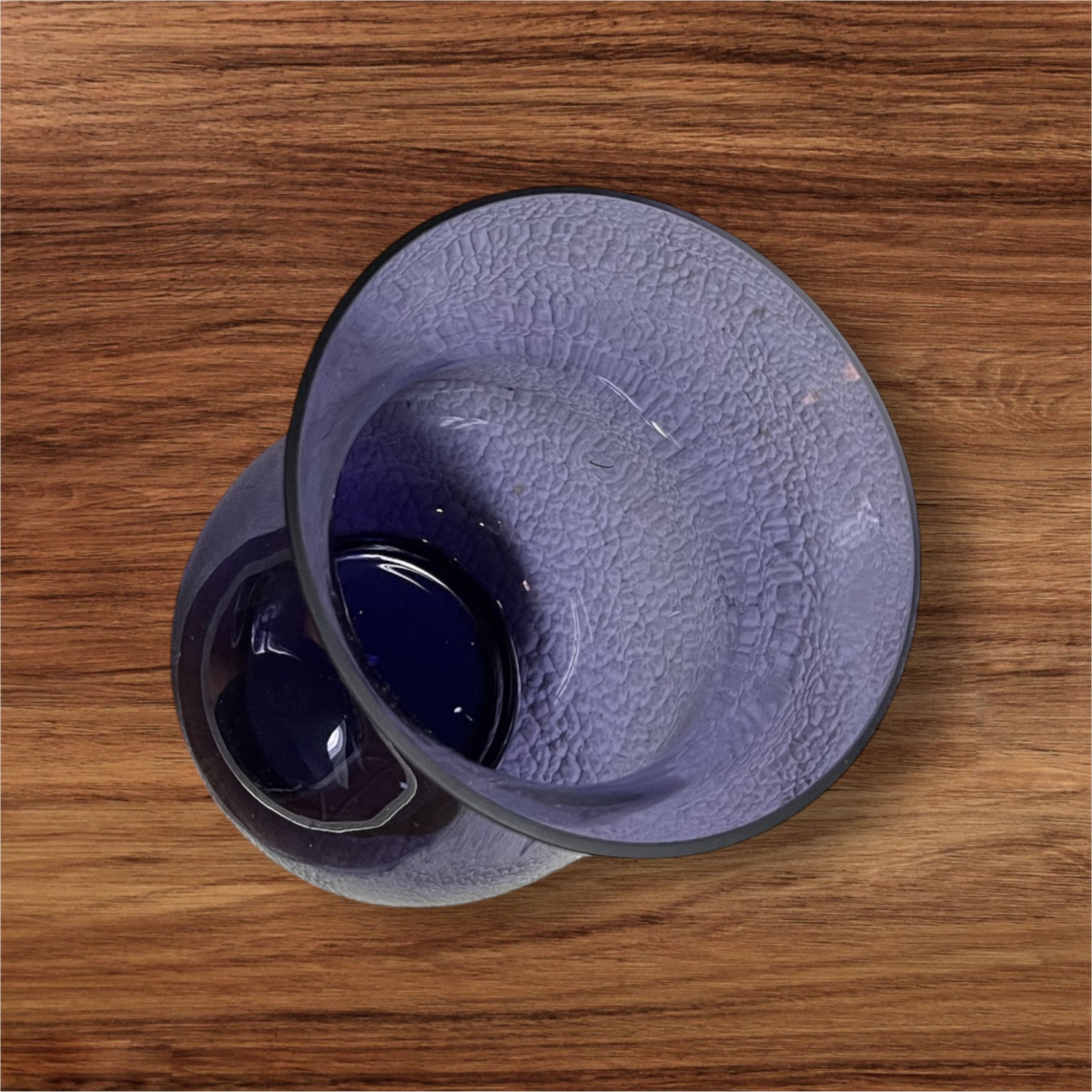 Purple Glass Vase! 8 Inches Tall! New in box! (S1-657)