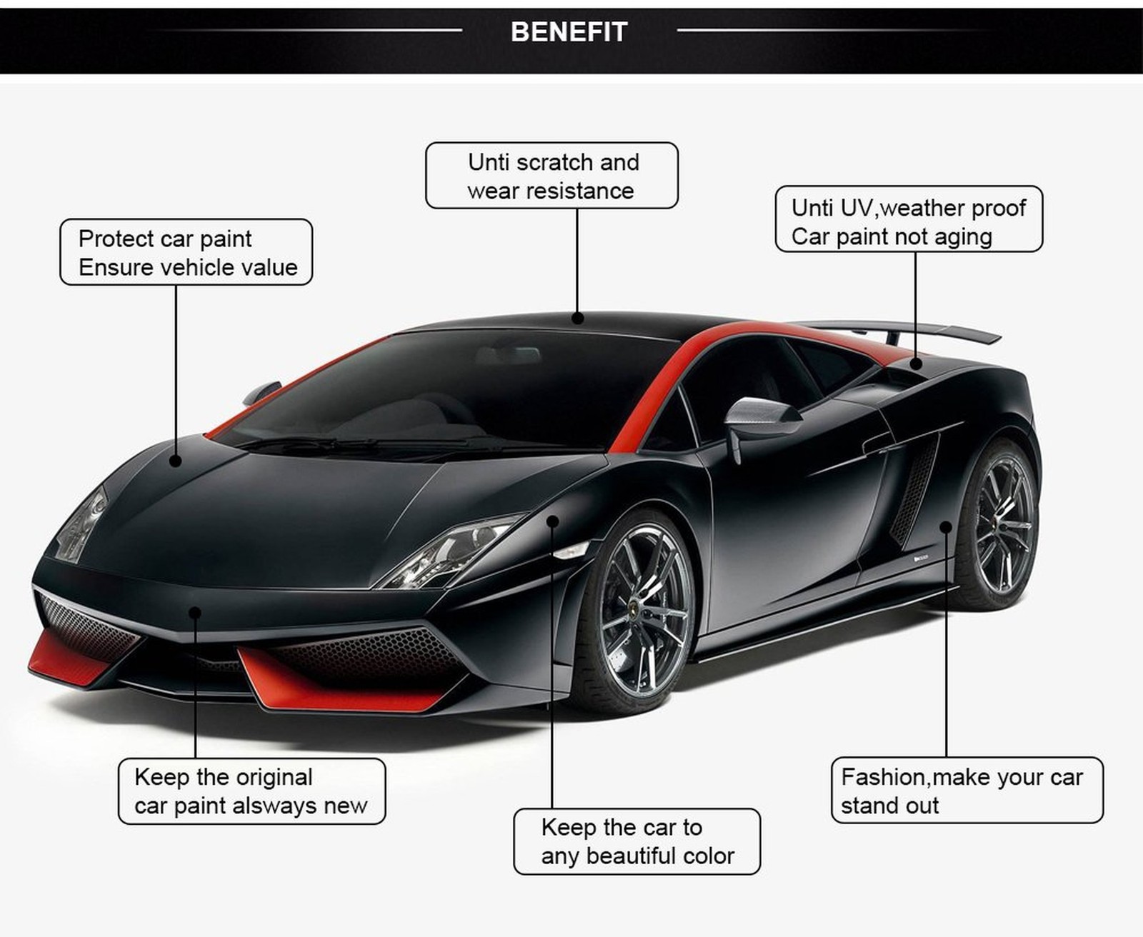 LZLRUN 5D Gloss Black Carbon Fiber Vinyl Wrap with Air Release – Outdoor Rate…