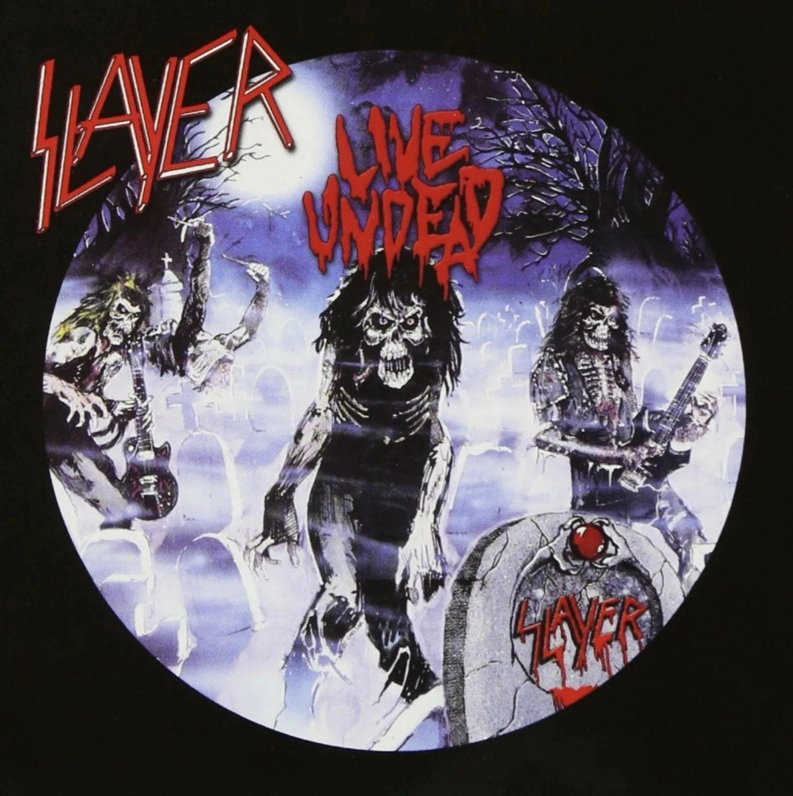 Slayer Live Undead Music Album Cover Poster Print 12 x 12