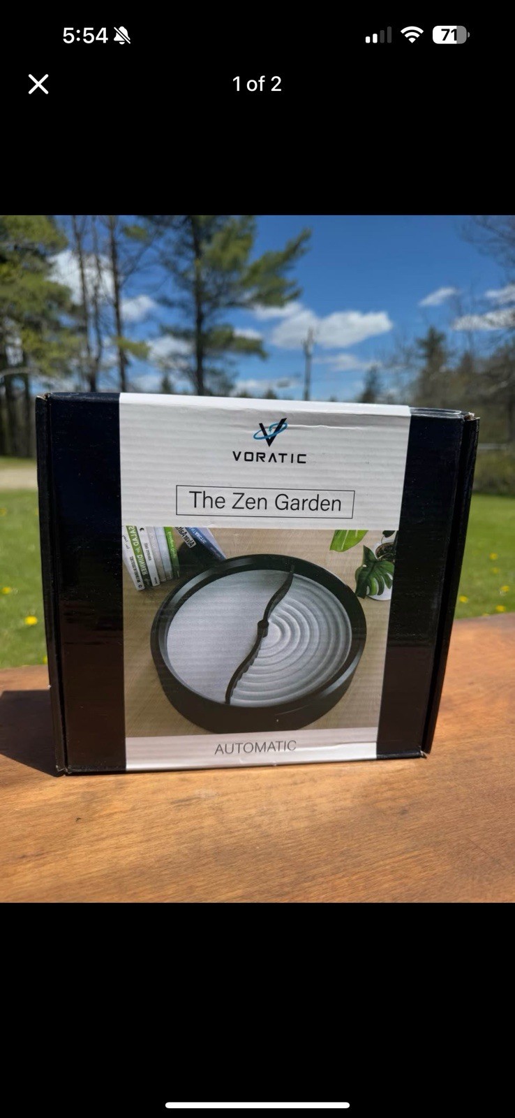 Voratic Automatic Zen Garden Black White Decorative for Office Any Room Adults