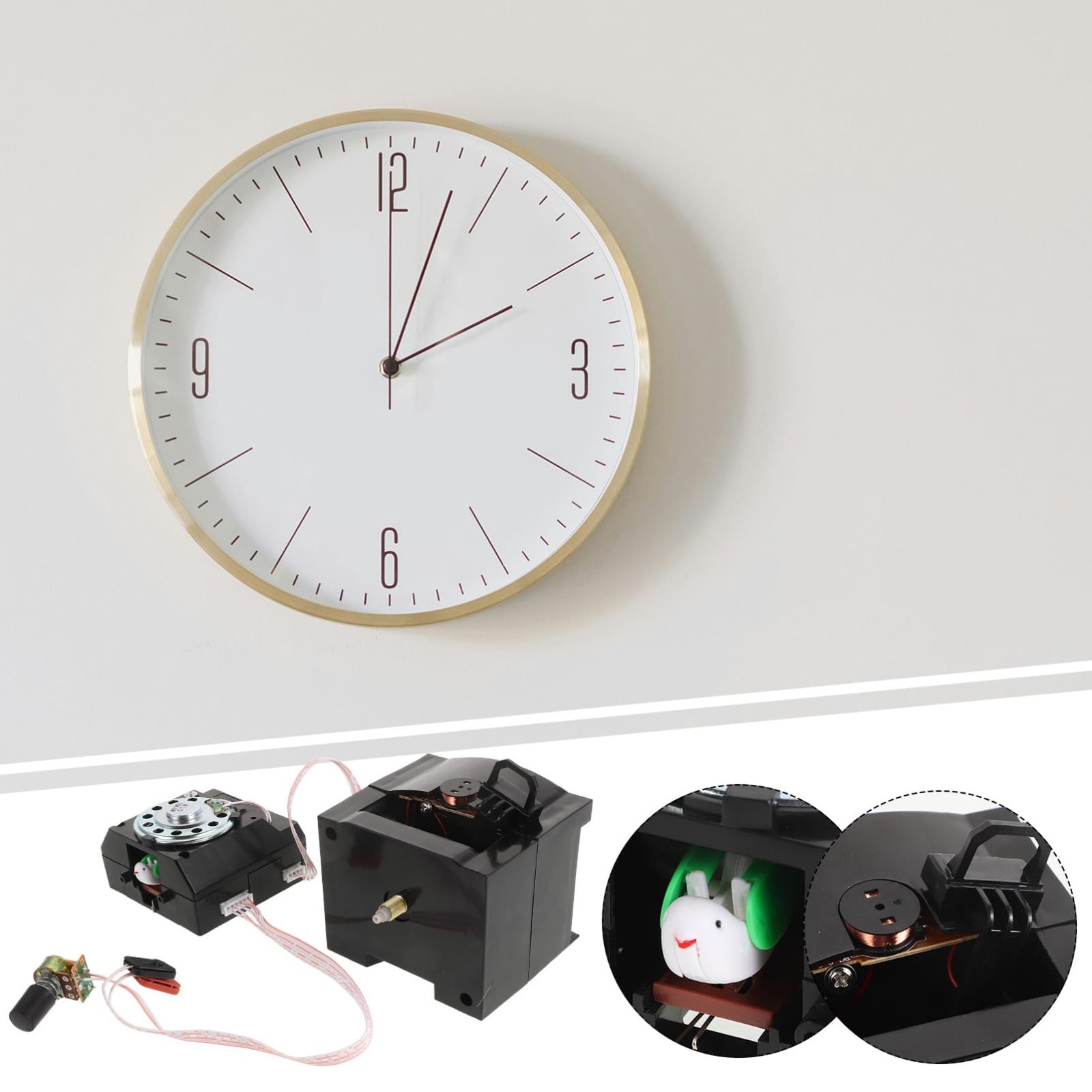 Cuckoo Wall Clock Movement Quartz Clock Mechanism Easy to Install Replaceable…
