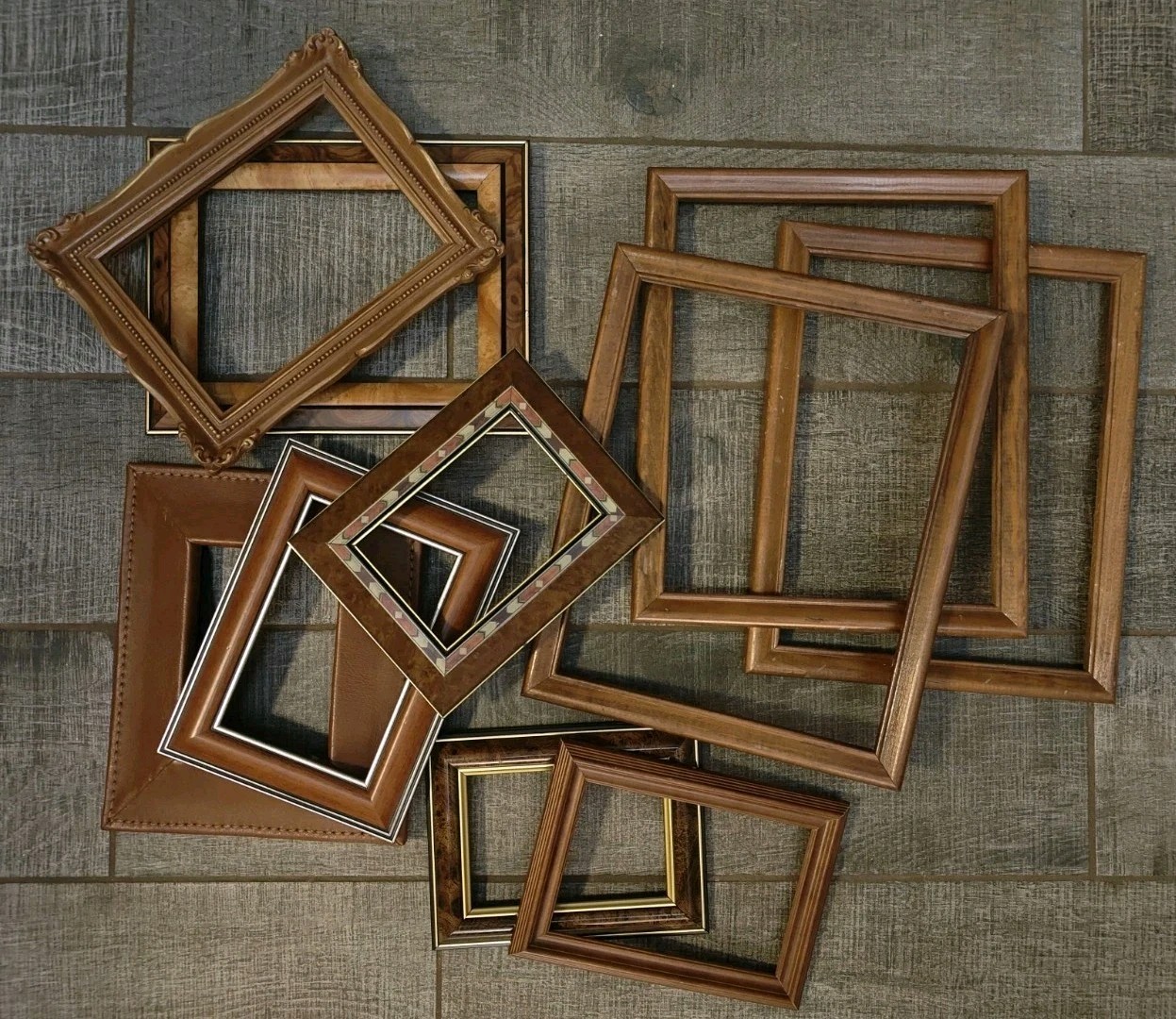 Vintage Ornate PICTURE FRAMES cottage core Gallery Wall Art Decor Lot 10 eco UV