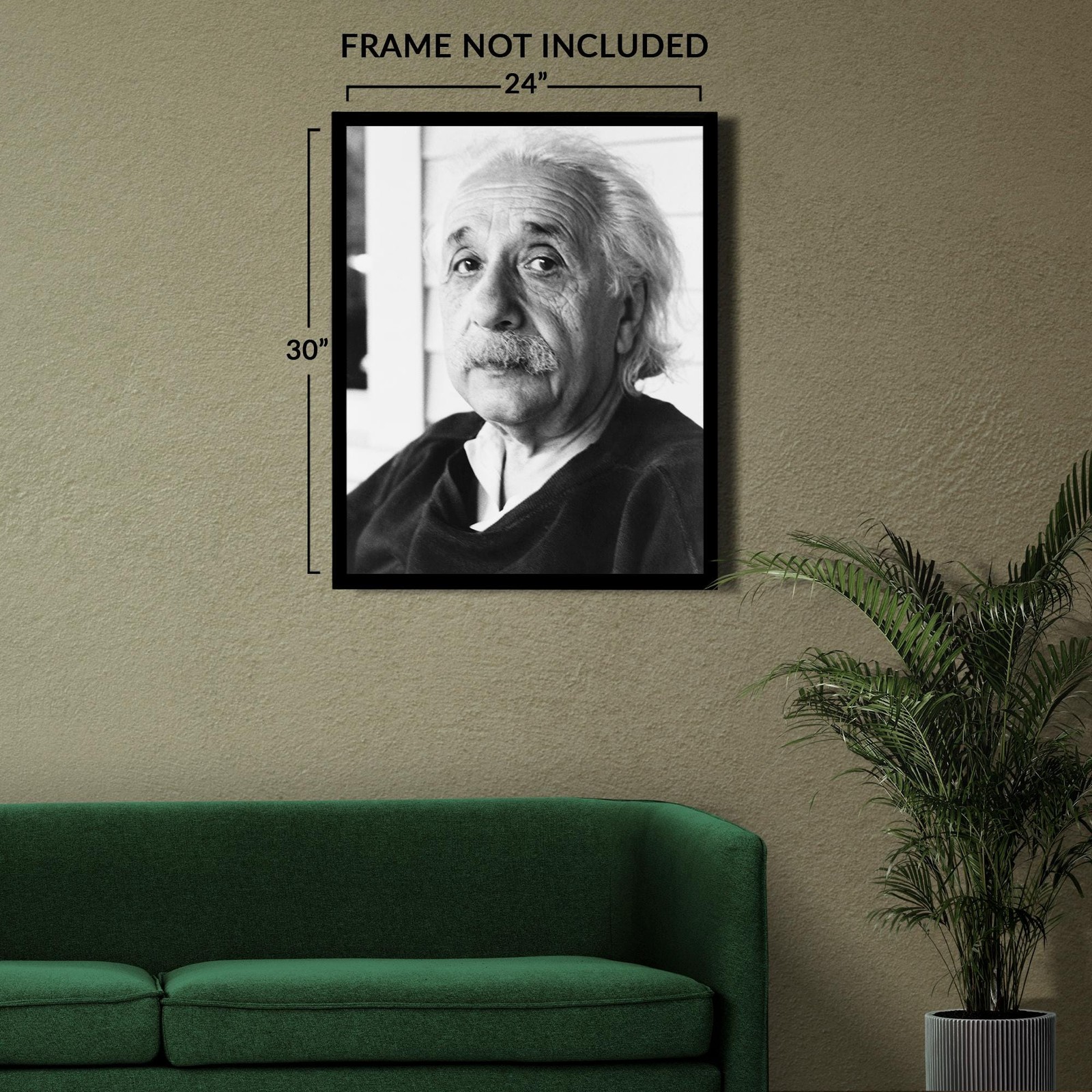 1945 Albert Einstein Portrait Photo Physicist Scientist Genius