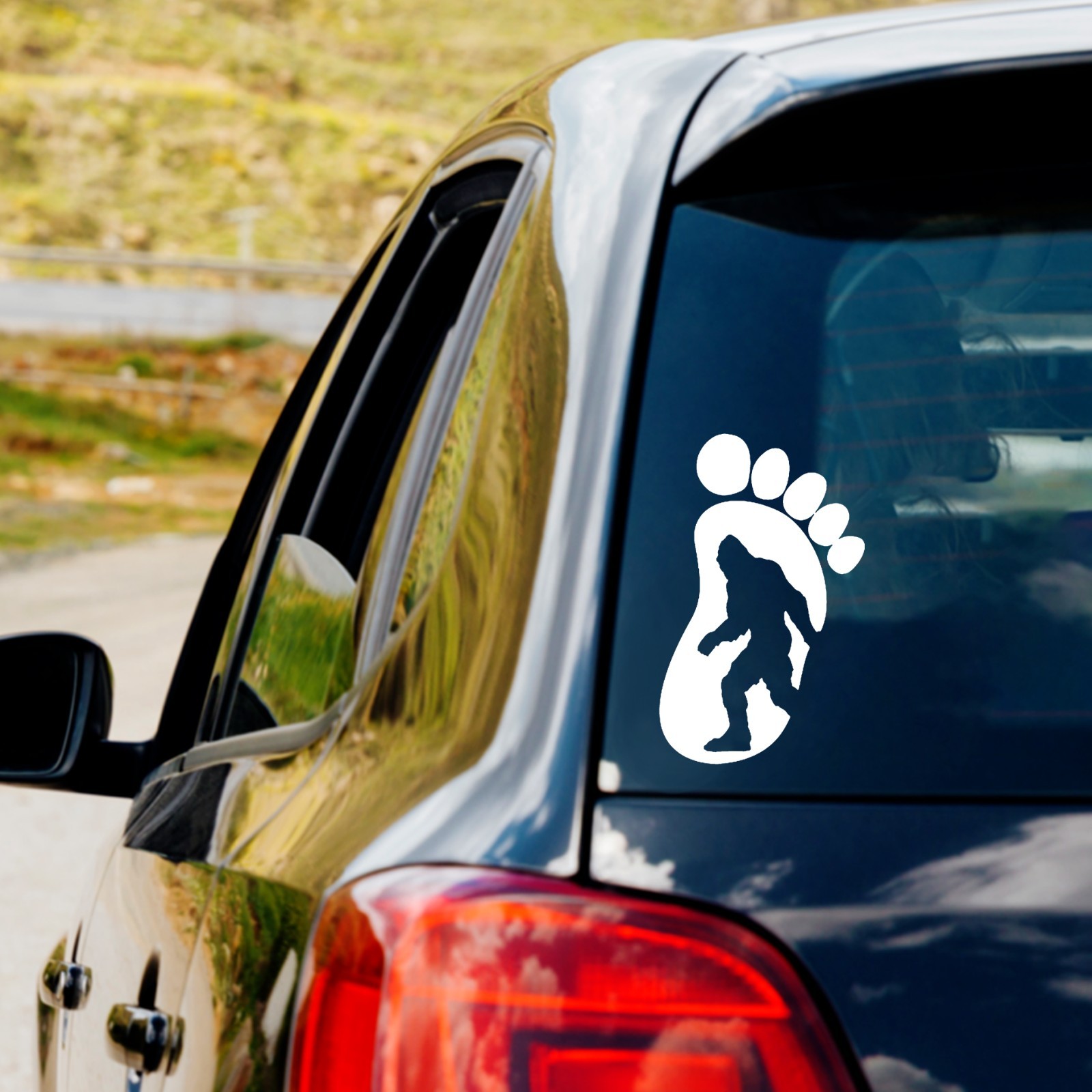 Bigfoot Foot print footprint Vinyl Decal Sticker Car Truck Window Laptop