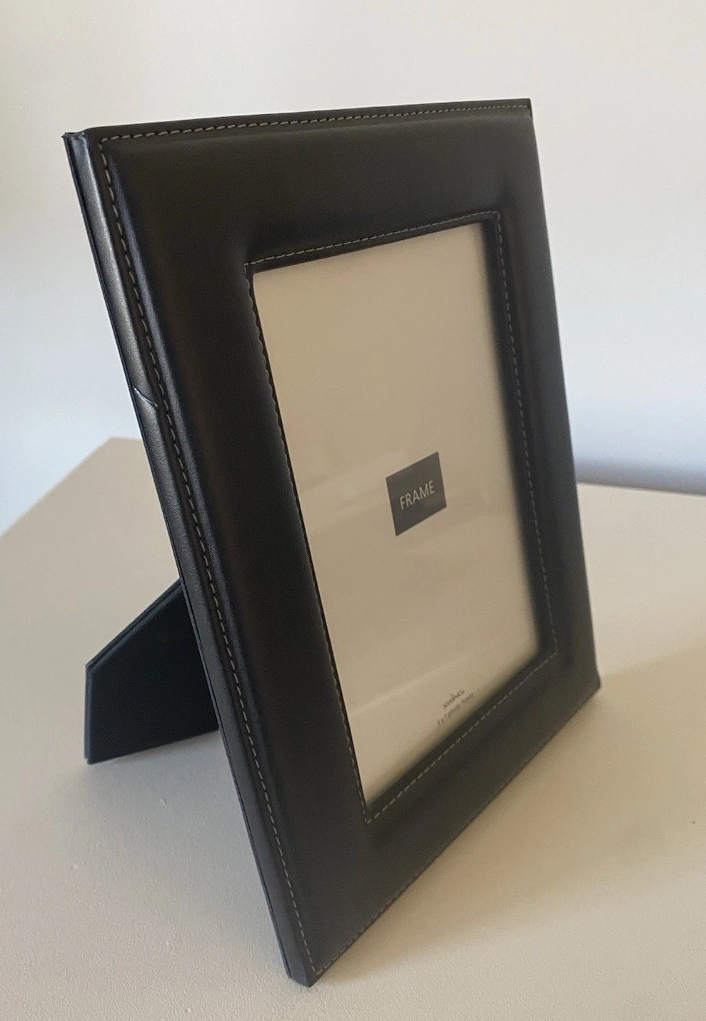 Black Leather picture photo MCM frame 5 X 7 Modern Contemporary