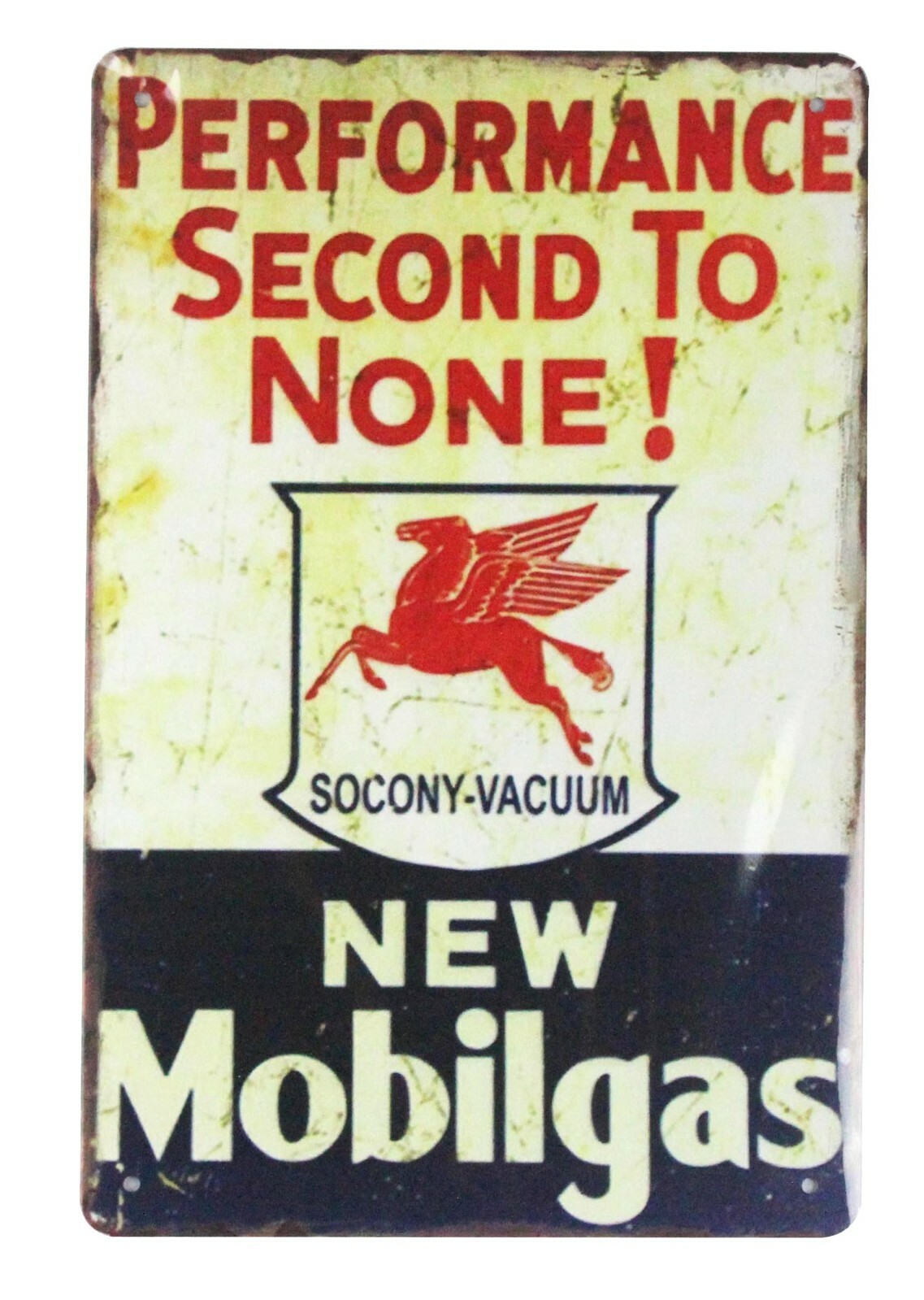 cool tin signs Performance Second To None New Mobilgas pegaus metal
