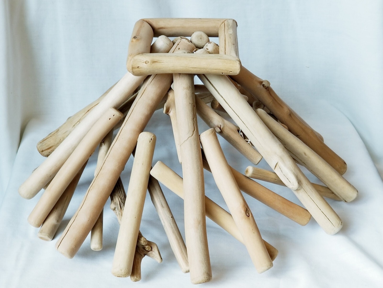 Anthropologie Driftwood Wooden Bowl Beach House Centerpiece Wood Decorative Art