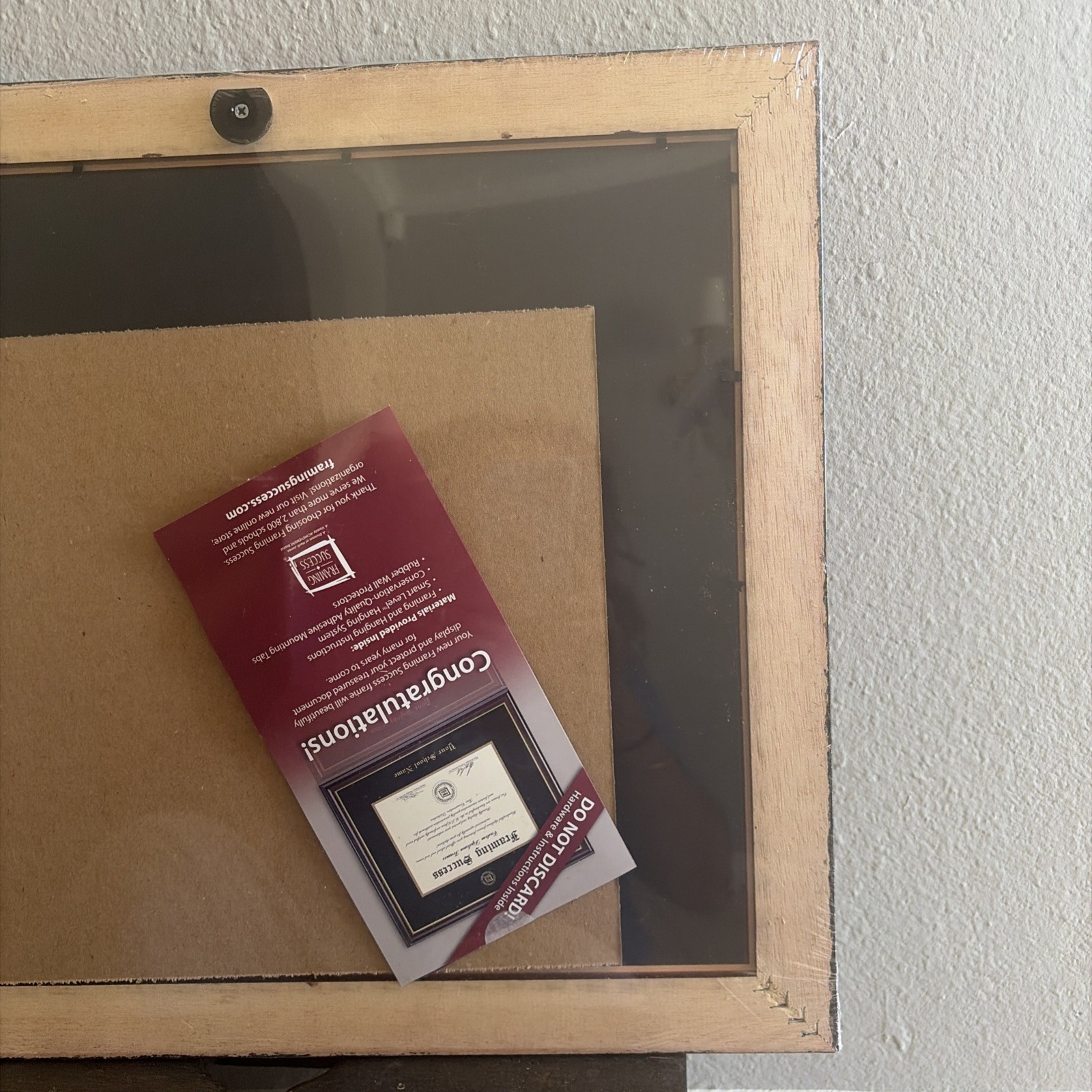 University of Southern California Diploma Frame with gold medallion .