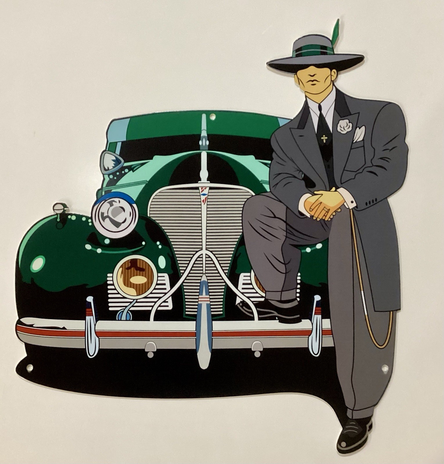 Pachuco Laser Cut Metal Sign Made In The USA On 20 Gauge Steel. 16” X 14.5”