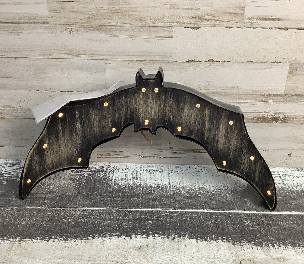 Pottery Barn Lighted Bat Wall Decor 16″ Long