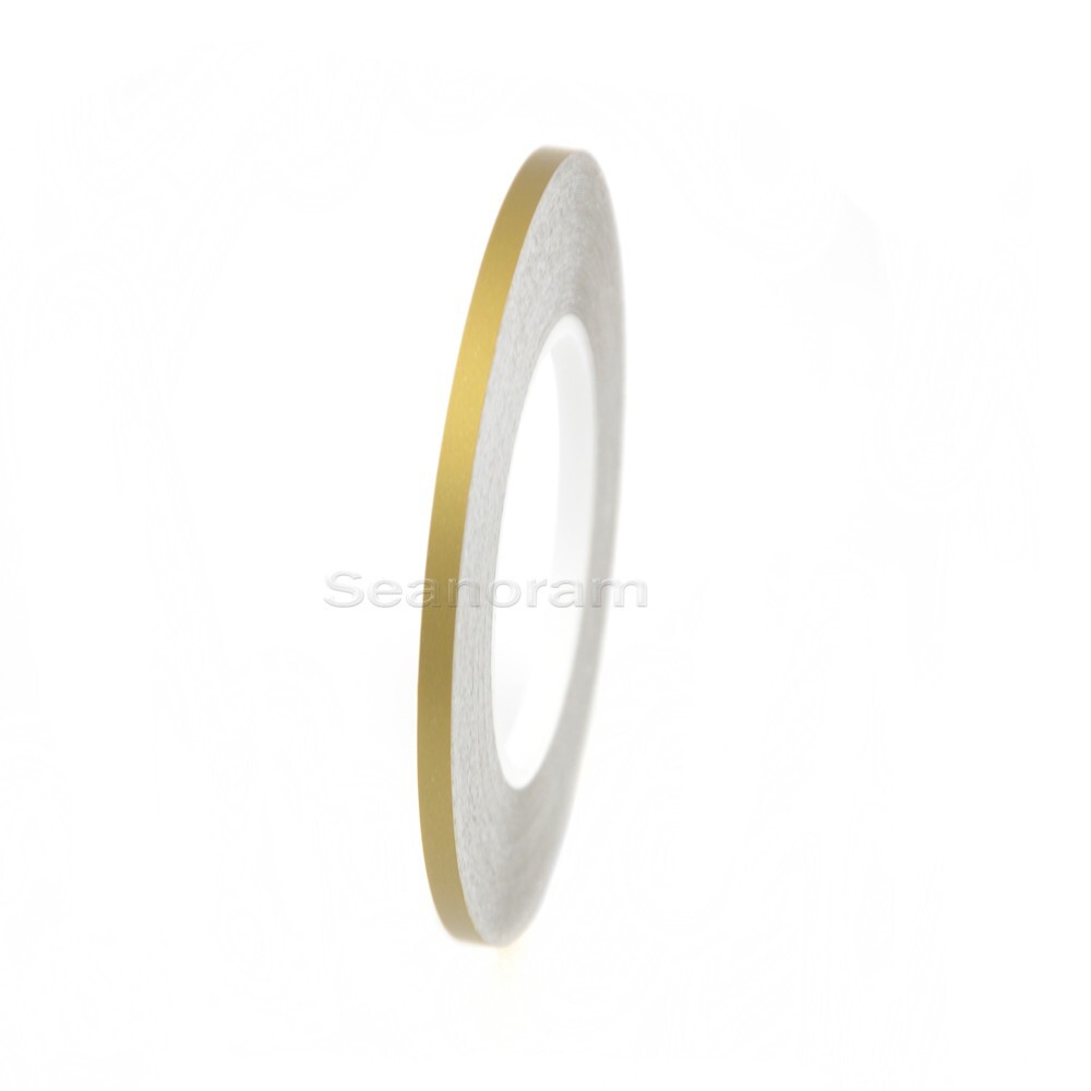 1/12″ 2mm Matte Gold DIY Home Shop Pinstriping Pin Stripe Decal Vinyl Sticker