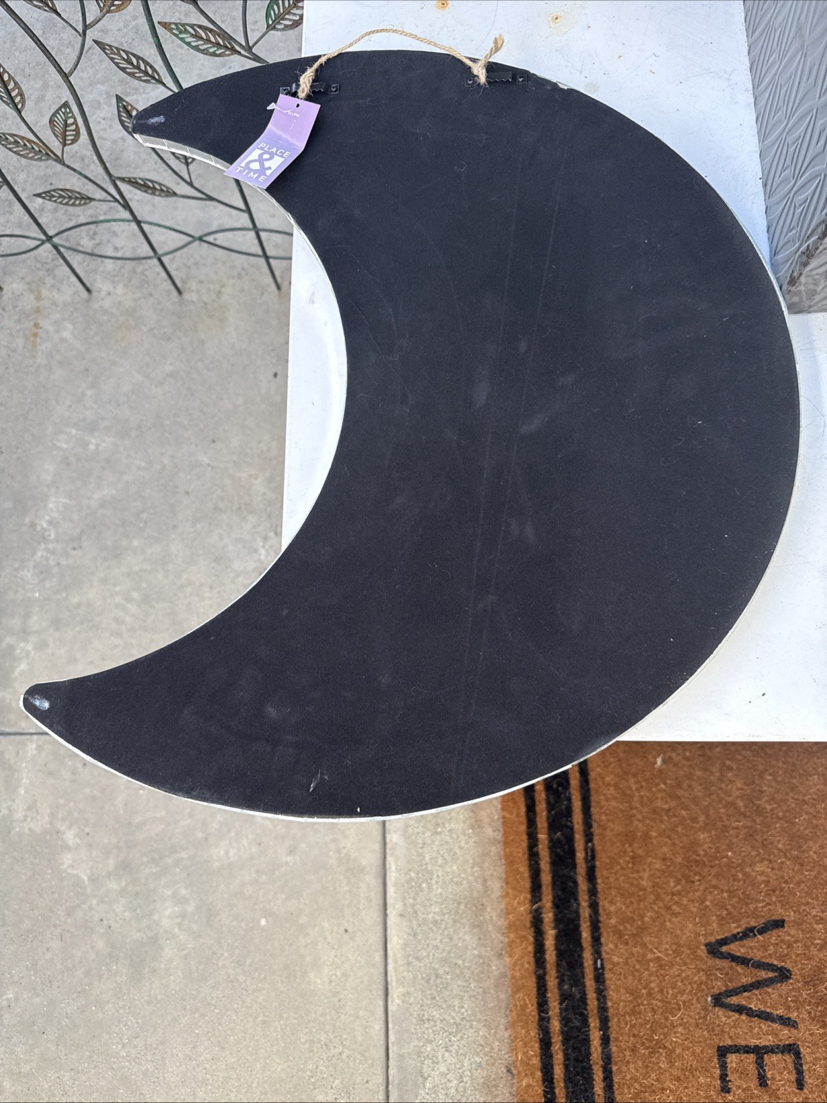 Crescent Moon Mosaic Disco Ball Mirror