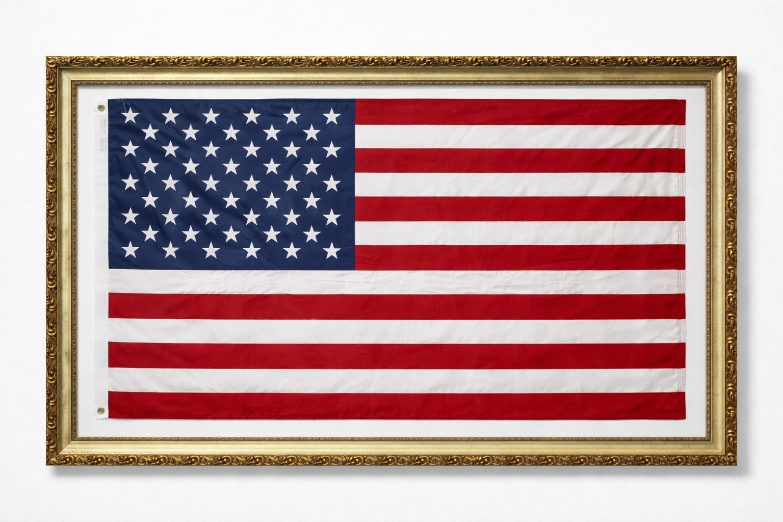 NEW-Framed American Flag – EXTRA LARGE! 3×5 Feet- Beautiful Frame.