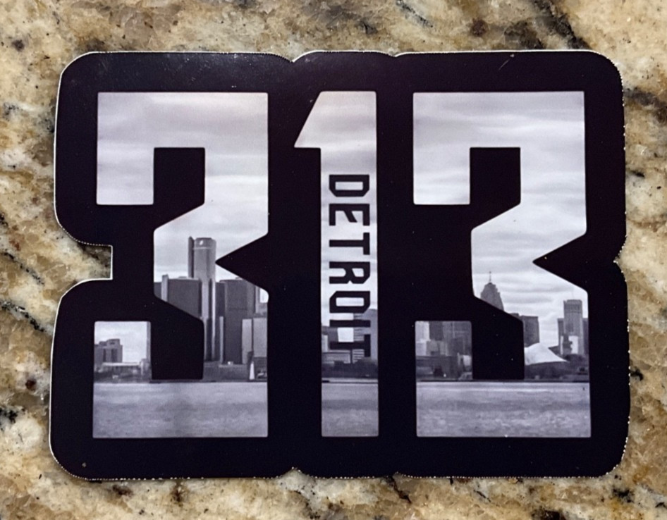 Detroit Stickers — 313 — Coney Dog — Detroit vs Everybody — Vernors — Girl