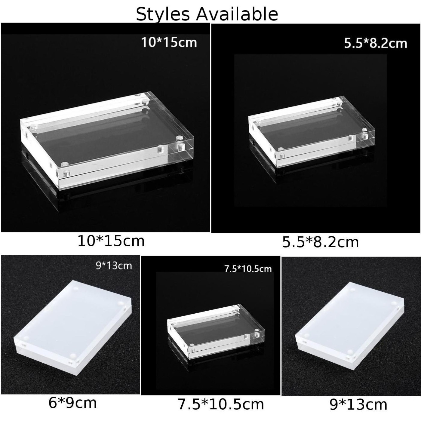 Frame Photo frame Horizontal Multi-functional Part Popular 1PC Acrylic