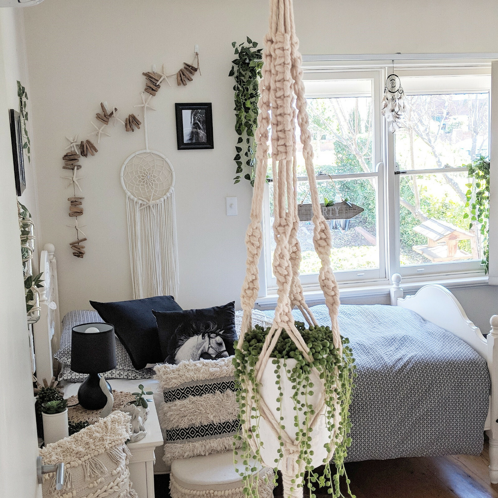 Macrame Plant Hanger – Large – Natural – Handmade
