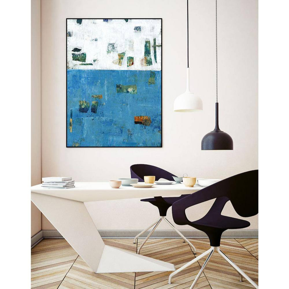 30 In. X 40 In. “Patches I” by Tim O’Toole Framed Wall Art
