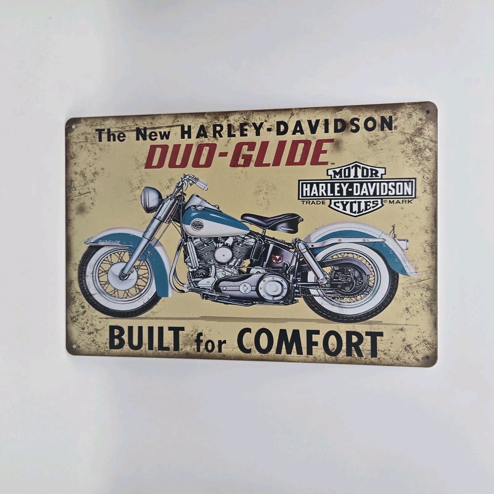 the Harley Davidson 8×12 Metal Wall Sign