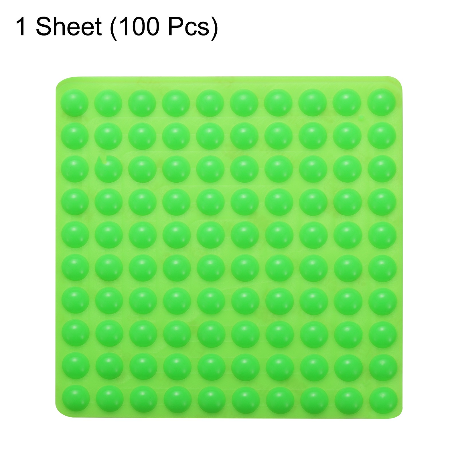 100Pcs Cabinet Door Bumper 5/16″ Diameter 0.08″ Thick (Semicircle Shape, Green)
