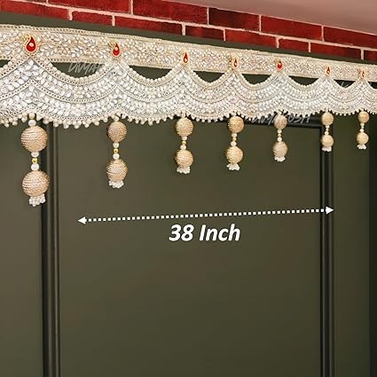 Golden Door Toran 38 | Luxury Festoon Bandhanwar for Main Entrance