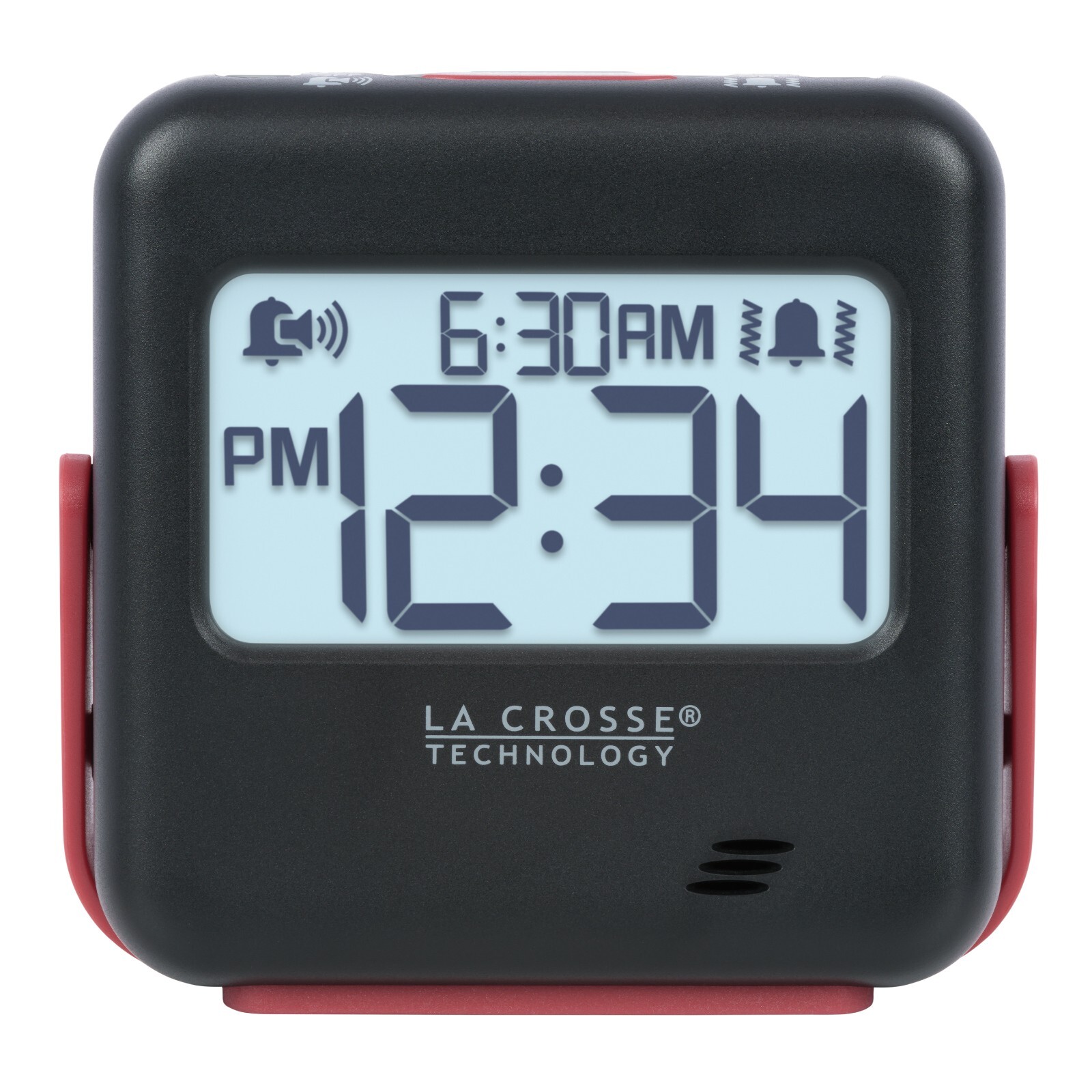 617-147 La Crosse Technology BUZZ Vibration Battery Powered Digital Alarm Clock