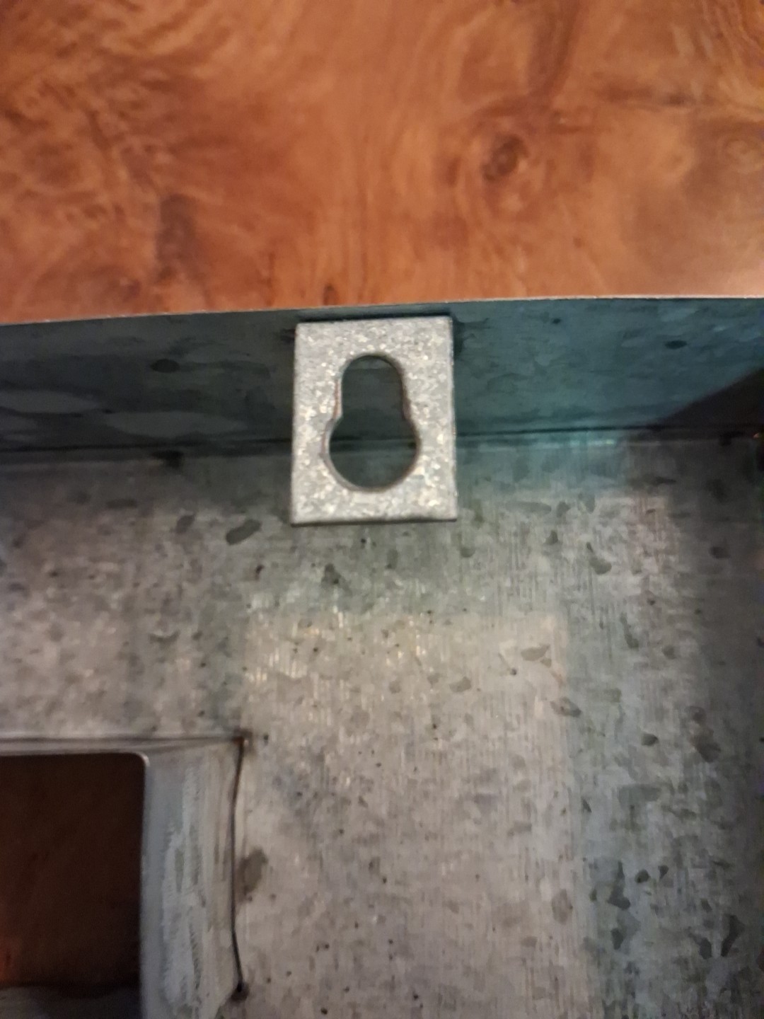 Galvanized Letter F, Hangable Or Sit On Shelf, See Pictures For Measurements