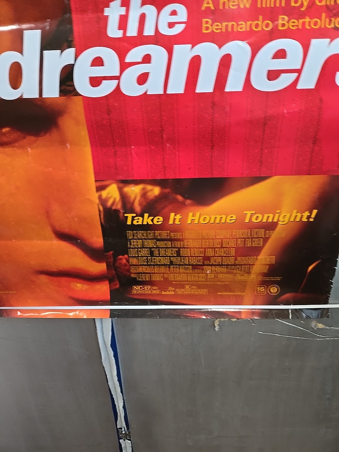 DREAMERS Original DVD Release Poster 26 In x 40 In USED Good Condition