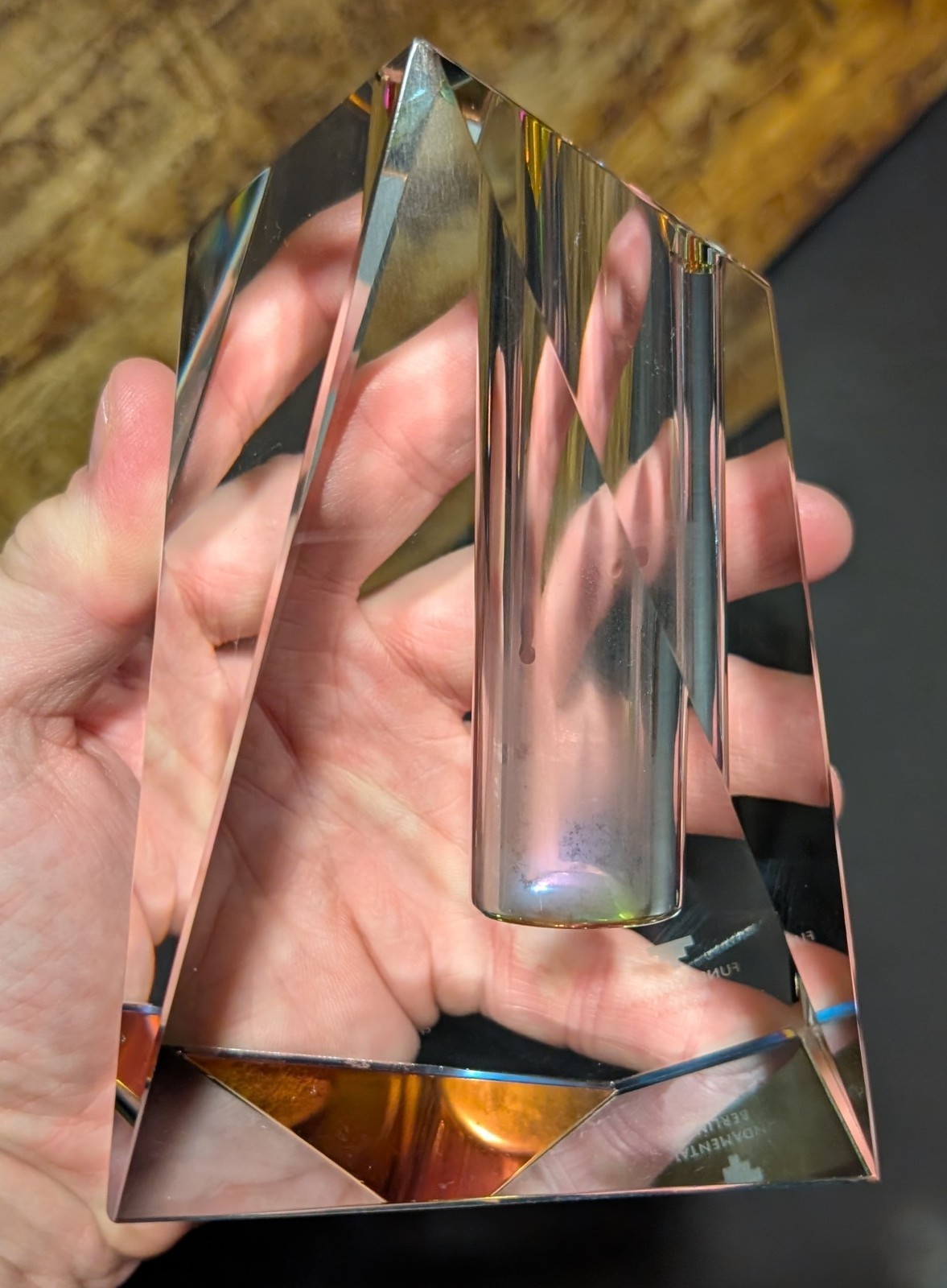 Regenbogen Irregular Vase by Fundamental Berlin–Crystal Glass – Modern Art Vase
