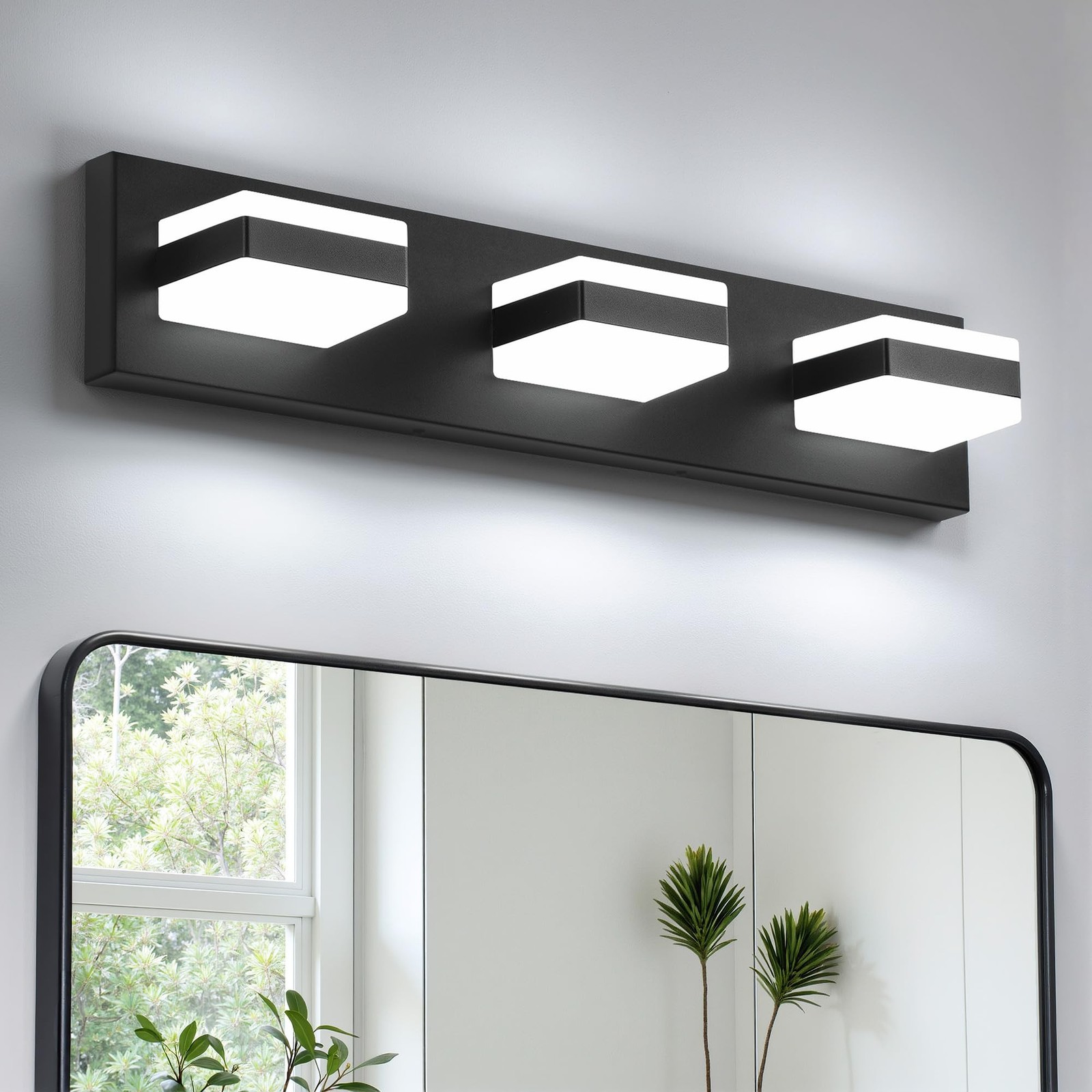 Bathroom Lighting Fixtures Over Mirror, 3 Light Bathroom Vanity Light Fixture…