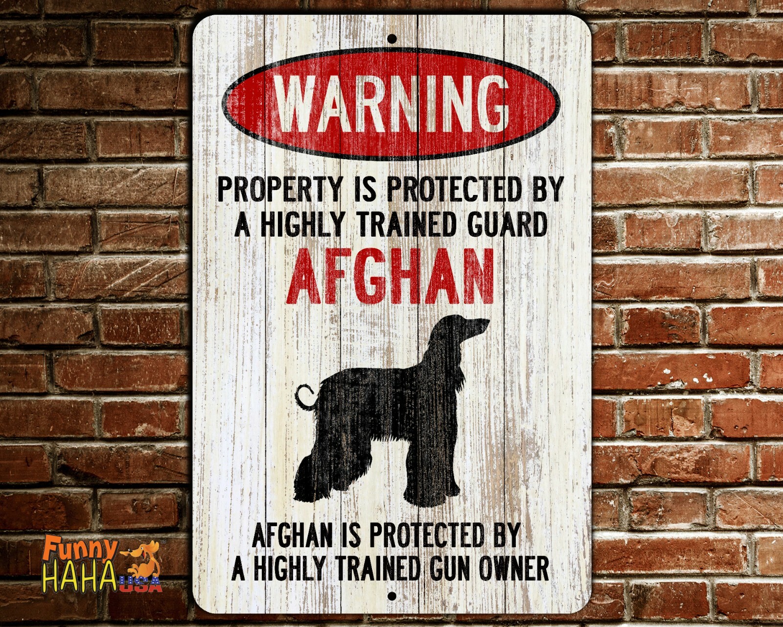 Beware of Dog – Warning Guard Dog Aluminum Sign – Pick your breed