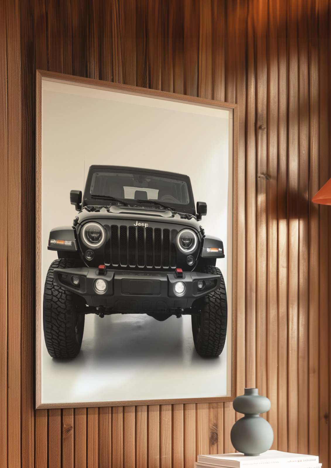 Jeep Wrangler Poster, Rugged Automotive Wall Art for Jeep Lovers, Man Cave Decor
