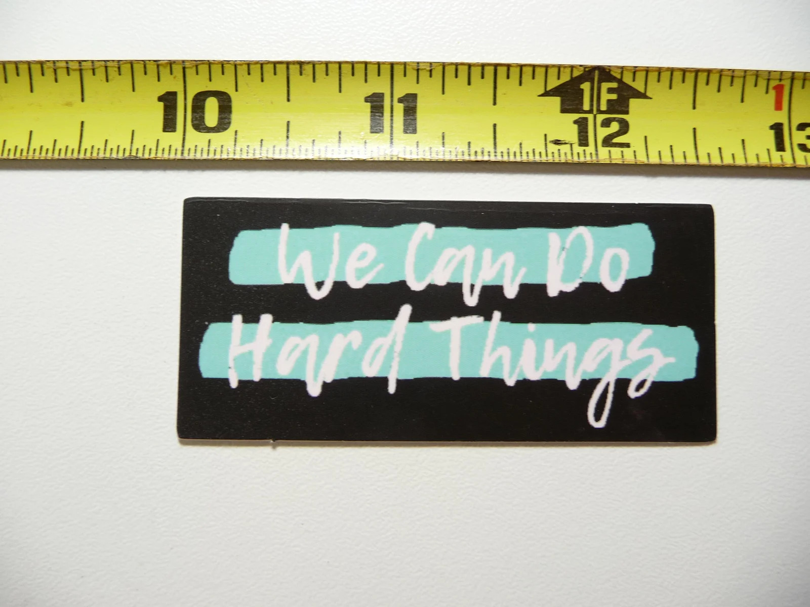 WE CAN DO HARD THINGS SMALL STICKER DECAL POSITIVE MOTIVATION FUNNY