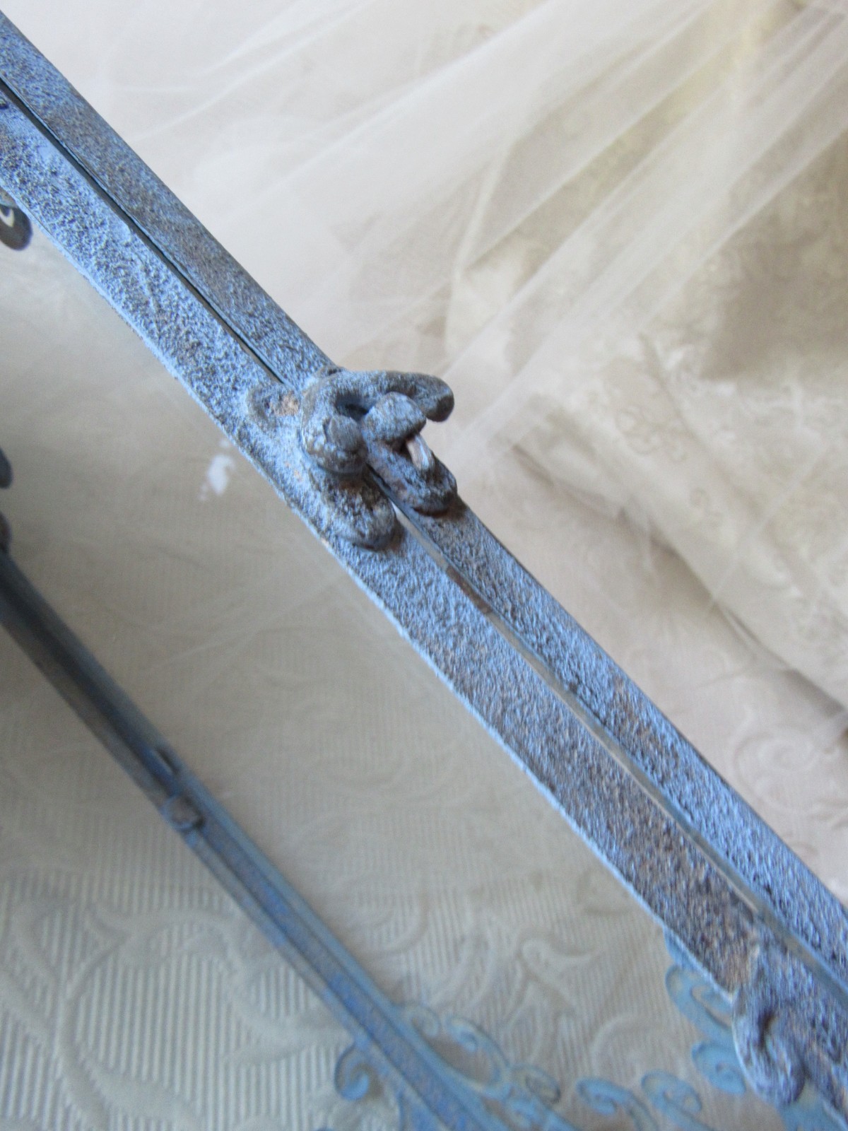 Cottage Blue Candle Lantern,French Blue,Shabby,Farmhouse,Events,Centerpiece,20.5